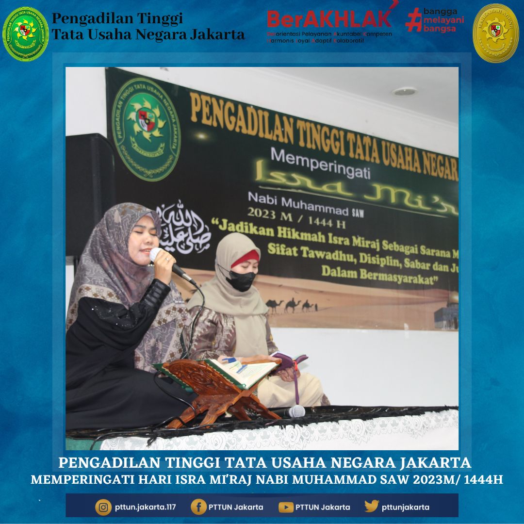 PERINGATAN HARI ISRA MI'RAJ NABI MUHAMMAD SAW 2023 M/ 1444H