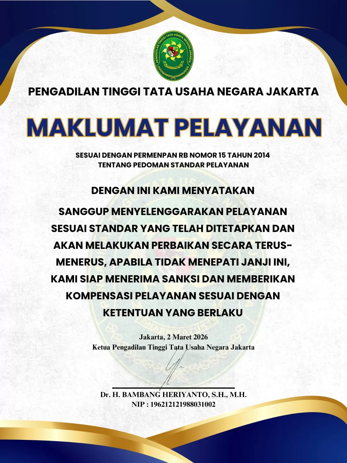 Maklumat Pelayanan — foto 1